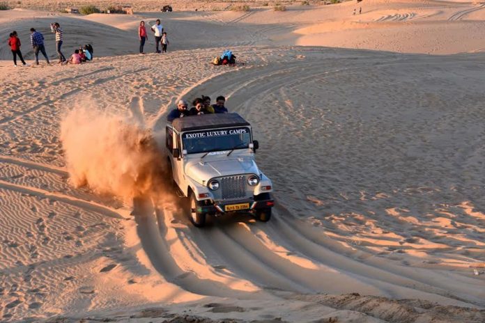 jeep safari in Jaisalmer